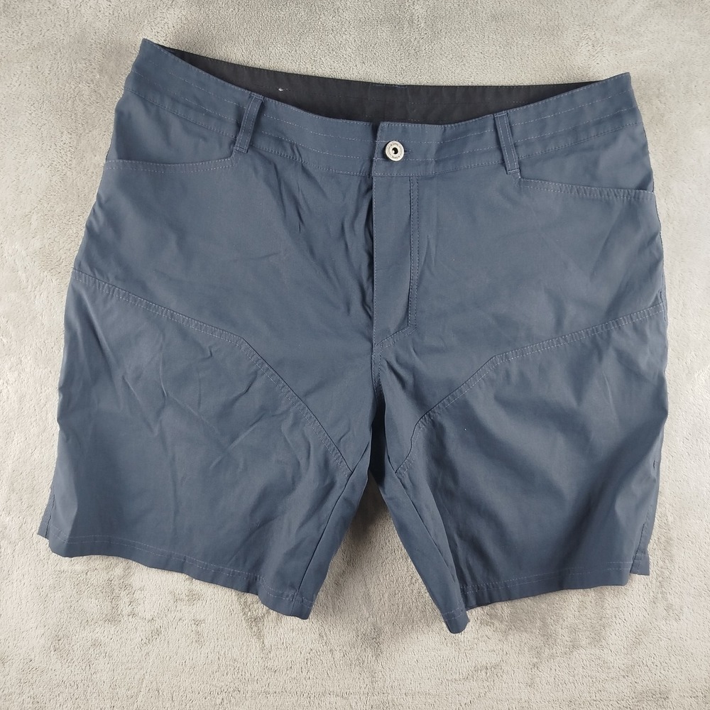 Kuhl Men's Renegade Hybrid Shorts Buckskin Navy Quick Dry Size 38 9" In Hiking
